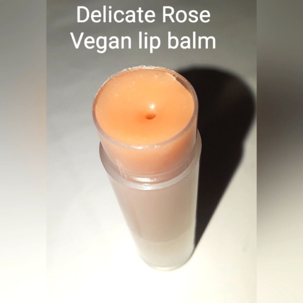 BUY 3 for $13 HAND CRAFT𝅺ED Delicate Rose super Healing vegan lip balm